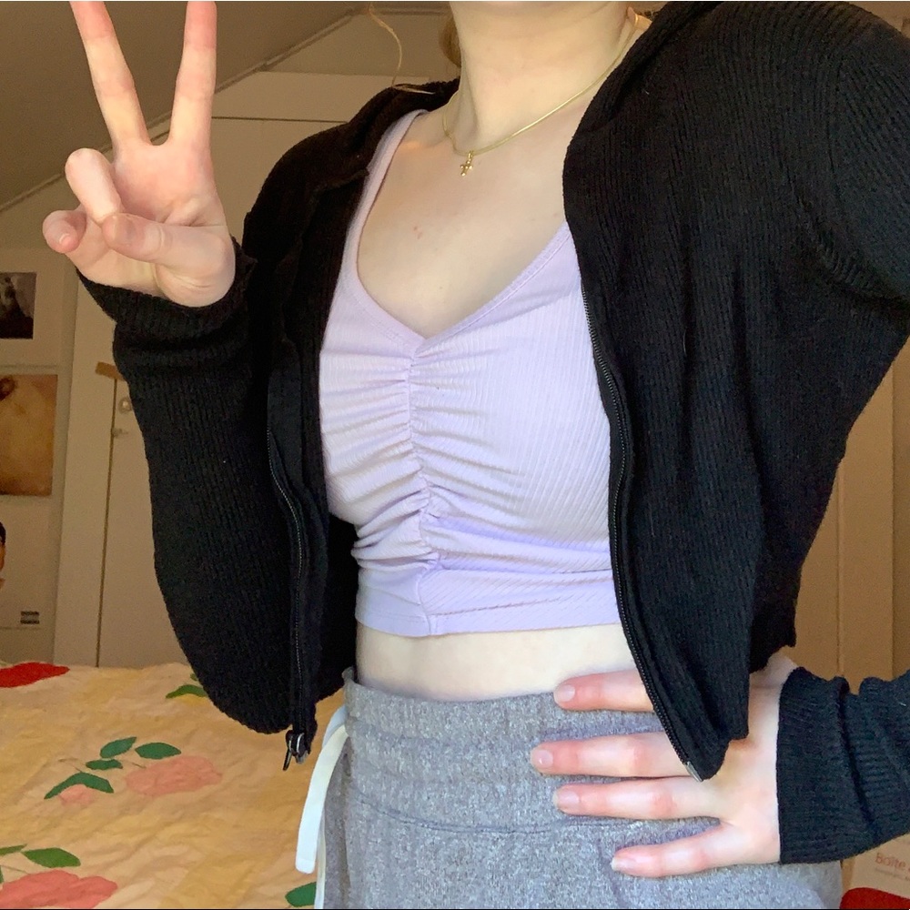 Garage Bodycon Cropped Sweater - Picture 2 of 3